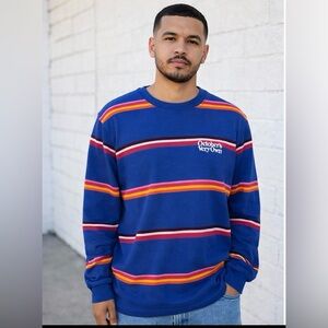OVO October very own Men's Multicolor Striped Crewneck Sweater